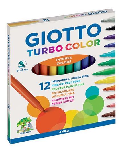 Immagine di Pennarello Turbo Color Pz. 12 Giotto