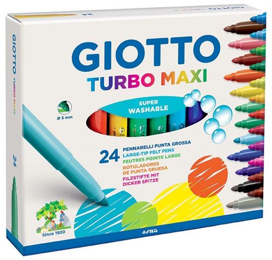 Immagine di Pennarello Turbo Maxi Pz. 24 Giotto